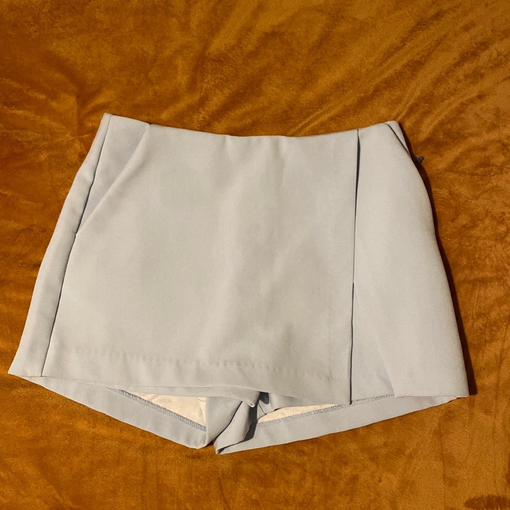 Light blue skort